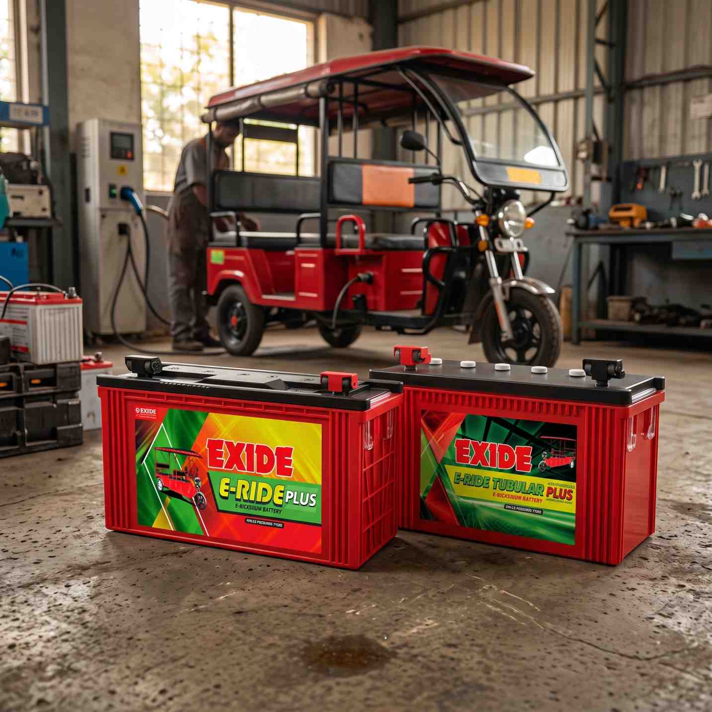 E-Rickshaw Battery Service